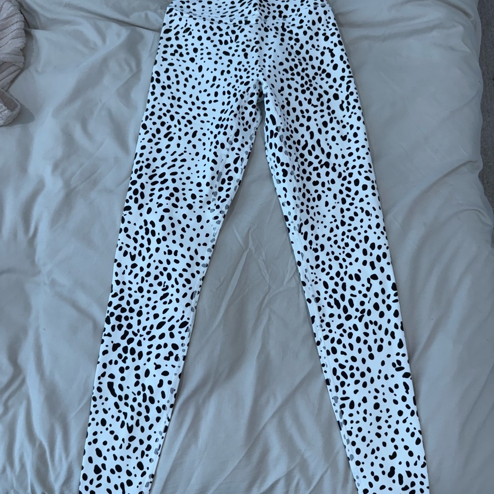 Dalmatian Print High Waisted Leggings